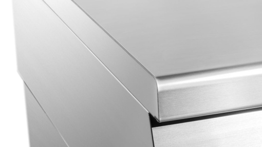 Element neutru inox 100 cm cu sertar GN 1/1, Jemi - Img 3
