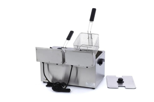 Friteuză electrică 8+8 Litri cu robinet - Img 5