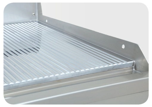 Fry top grill pe gaz cu suprafață netedă/striată, Casta - Img 7