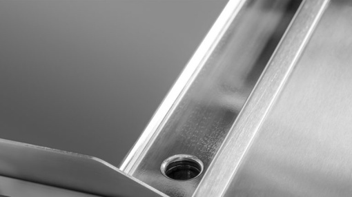 Fry top striat pe gaz 45x100 cm, Jemi - Img 5