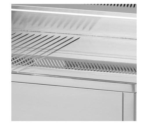 Gratar Fry-top gaz cromat neted-striat 480×650 mm - Img 2