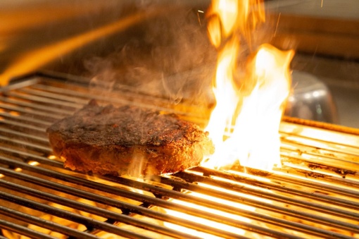 Grătar profesional Barbeque pentru Steak pe cărbuni, 1450x820x970 mm - Img 7