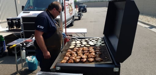 Grătar profesional Barbeque pentru Steak pe cărbuni, PIRA BBQ M150 - Img 5