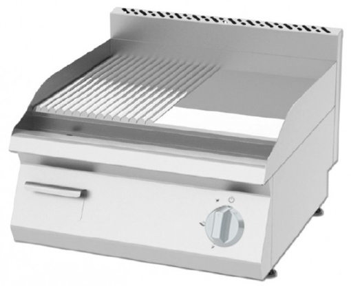 Grill electric cu suprafata neteda/striata