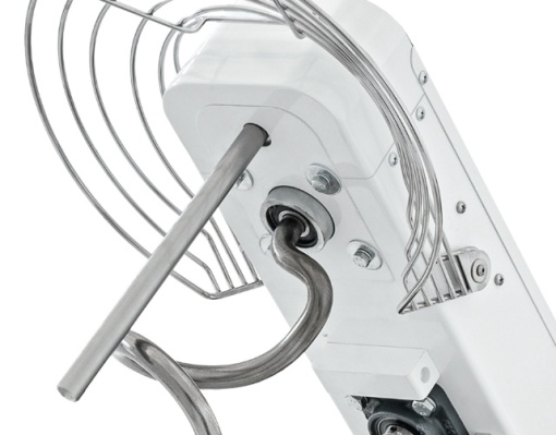 Malaxor cu spirală, cap rabatabil și cuvă detașabilă, 33 L, 24 kg, 2 viteze - Img 2