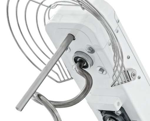Malaxor cu spirală, cap rabatabil și cuvă detașabilă, 41 L, 35 kg, 2 viteze - Img 3