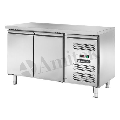 Masă congelare cu 2 uși și agregat detașabil 1360x700x850 mm, Amitek - Img 3