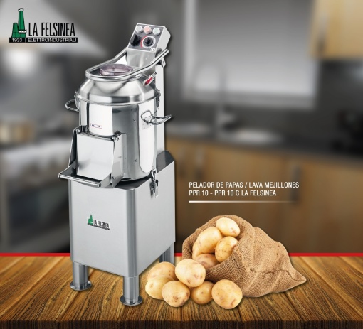 Mașină de curățat cartofi Felsinea PPR 20, 340 kg/oră - Img 7