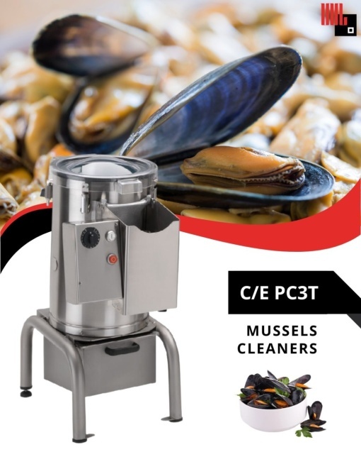 Mașină de curățat scoici 3 kg, Minerva - Img 4
