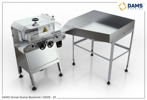 Mașină de feliat baghete, chifle cu masă alimentare, Dams Machine - Img 4