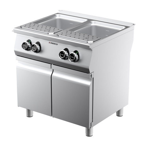 Mașină de fiert paste dublă electrică 27+27 Litri, Desco Italia - Img 7