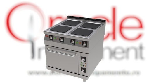 Mașină de gătit electrică cu 4 plite și cuptor, Jemi