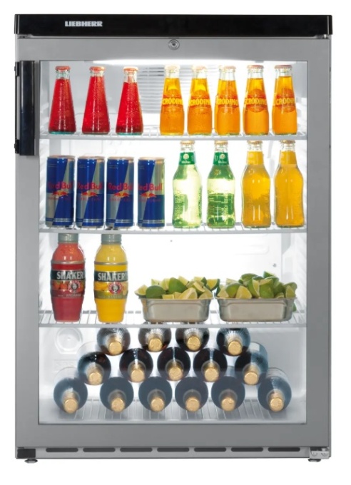 Mini frigider răcire statică, minibar 42 litri, Argintiu, Liebherr - Img 5
