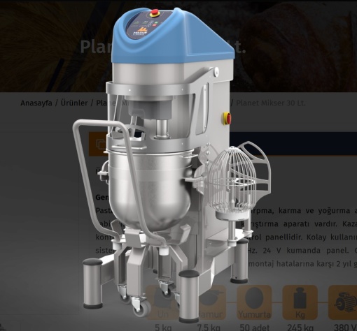 Mixer planetar 30 Litri - Img 7
