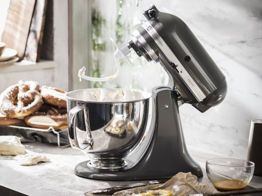 Mixer planetar Artisan KitchenAid, 4.8 Litri, roșu - Img 3