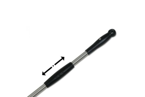 Paletă de pizza rotundă din inox, 23 cm - Img 4