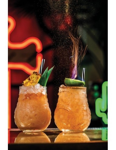 Set 6 pahare Tiki de sticlă, bar 460 ml, Split - Img 6
