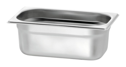 Tavă de inox GN1/4 h 100 mm - Img 2