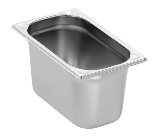 Tavă de inox (suprafață mată) GN1/4 h 150 mm - Img 4
