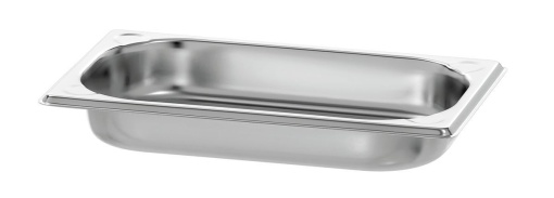 Tavă de inox (suprafață mată) GN1/4 h 40 mm - Img 2