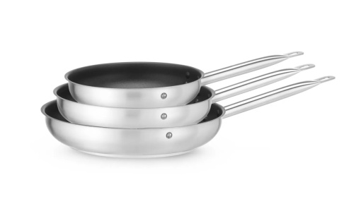 Tigaie profesională inox cu strat Anti-aderent 32x5,5 cm, Hendi - Img 2
