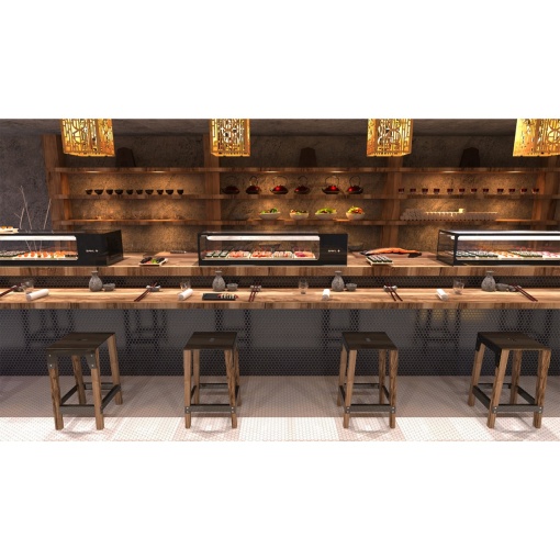 Vitrină frigorifică pentru sushi LOGIC, 6xGN1/3 - Img 7