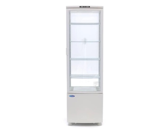 Vitrină frigorifică verticală, 235 Litri albă - Img 2