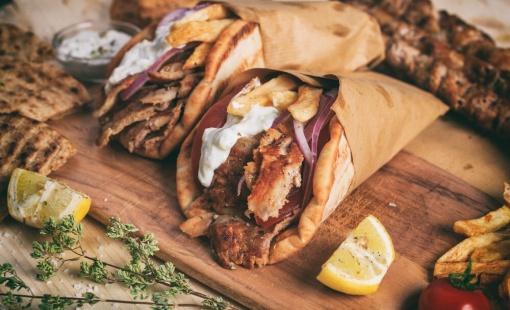 Aparat kebab gyros shaorma pe gaz 3 arzătoare - Img 3