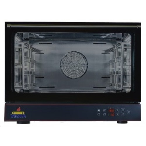 Cuptor electric convectie cofetărie/patiserie, 4 tăvi 600x400 mm, Digital cu umidificare Vesta - Img 2