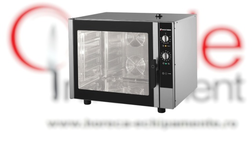 Cuptor electric cu convecție, electromecanic, 6 tăvi GN1/1 sau 600x400mm, Verso Basic Inoxtrend