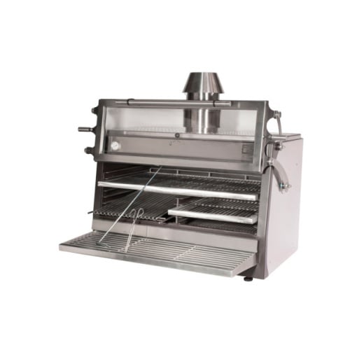 Cuptor pentru Steak pe cărbuni, deschidere verticală, Pira 120 Silver ED - Img 2