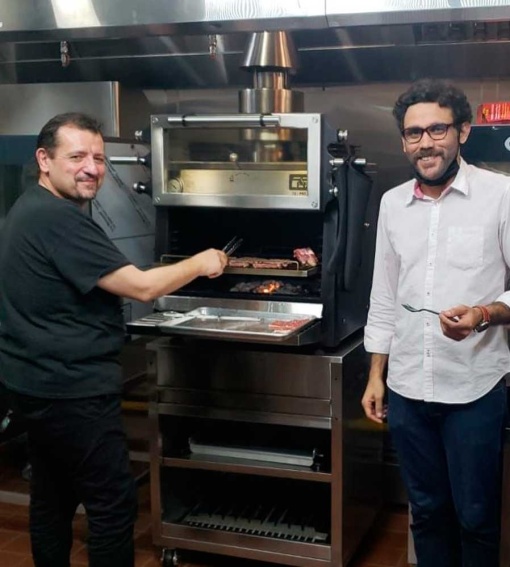 Cuptor pentru steak pe cărbuni, deschidere verticală, Pira 70 LUX ED - Img 6