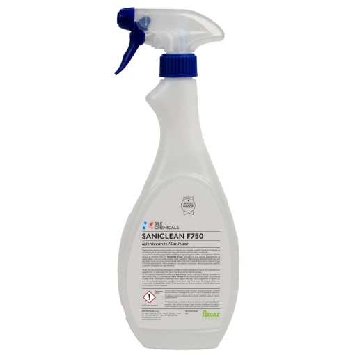 Dezinfectant pentru suprafețe lavablile 6 bucăți x 750 ml, Saniclean Fimar - Img 2
