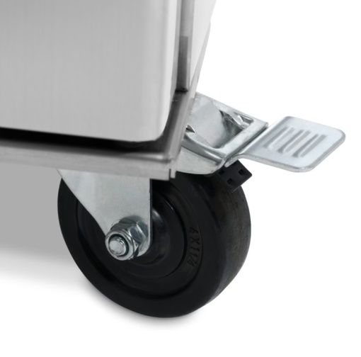 Dulap congelare inox 700 Litri cu roți - Img 4