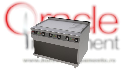 Fry top electric cu suprafață netedă/ striată, Jemi