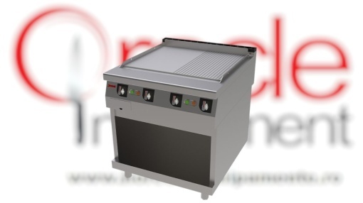 Fry top electric cu suprafață netedă/ striată, Jemi