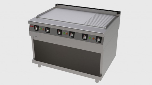 Fry top electric cu suprafata neteda/ striata