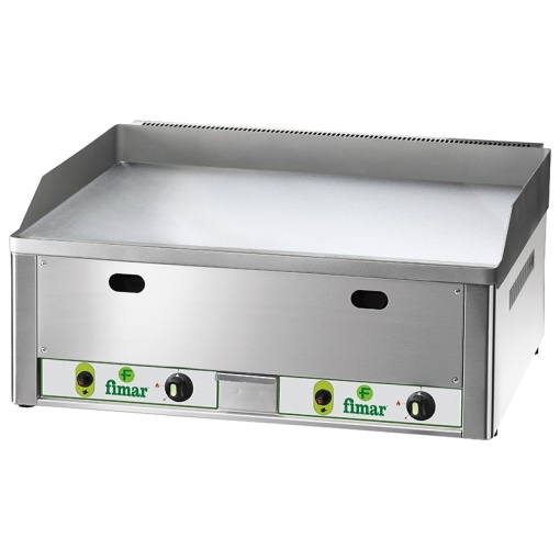 Fry top pe gaz cu suprafață cromată netedă, 650x480 mm, Fimar - Img 3