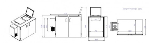 Goș de gunoi reciclare refrigerant, inox 1000 Litri - Img 3