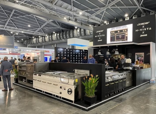 Grill dublu cu rocă vulcanică pe gaz, cu suport deschis Jemi - Img 13