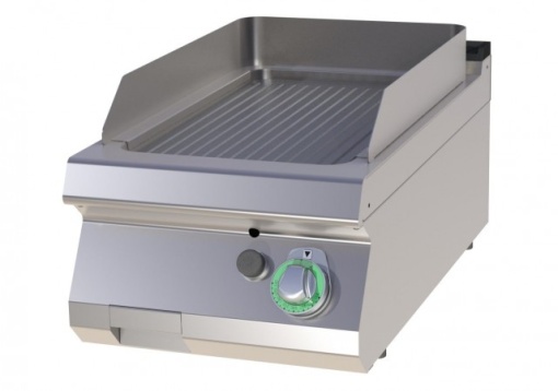 Grill electric CROMAT, cu placa striată, de banc - Img 2