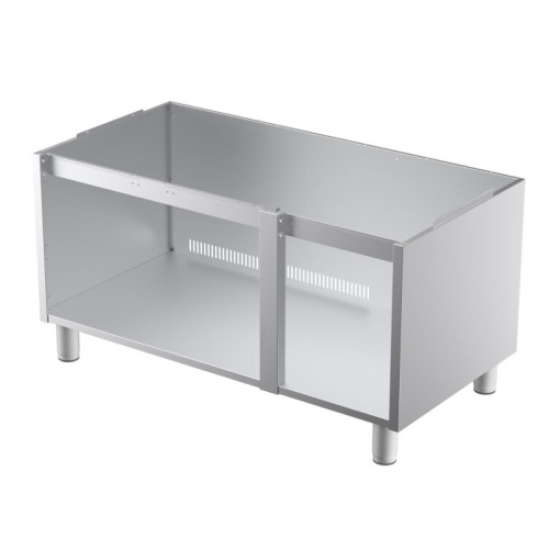 Grill electric cu placă netedă cromată, compartiment inferior neutru deschis Desco - Img 2