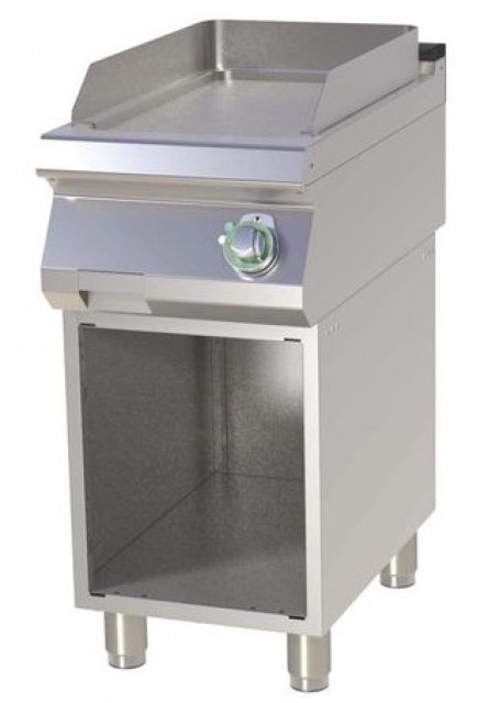 Grill simplu electric cu placa neteda ,pe suport deschis