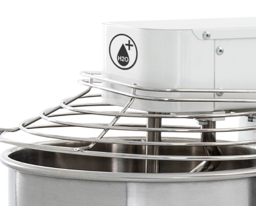 Malaxor aluat cu spirală hidratare 85%, cuvă și cap detașabile 22 L, 16 kg, 2 viteze - Img 4