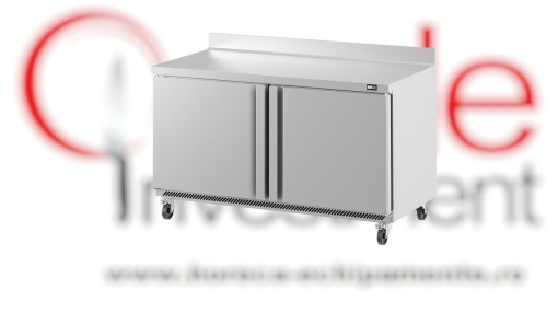 Masă frigorifică cu rebord 1533x1007 mm, 480 litri, Infrico