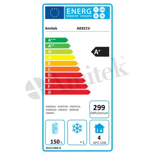 Masă frigorifică profesională ventilată 2x GN1/1, Amitek AK921V - Img 3