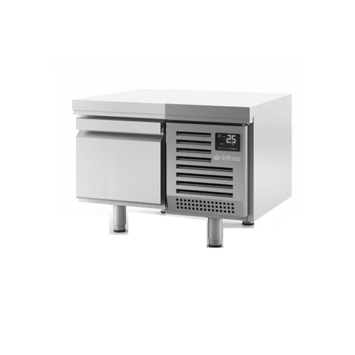 Masă rece, bază frigorifică pentru linia de gătit, 1000x700x650 mm Infrico - Img 2