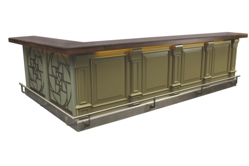 Mobilier neutru pentru bar 390x236xh 85/107 cm - Img 4