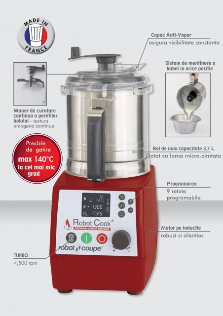 ROBOT COOK - 3.7 L Thermomixer profesional - Img 4