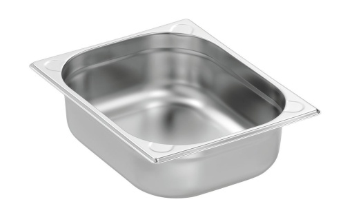 Tavă de inox (suprafață mată) GN1/2 h 100 mm - Img 3